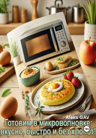 Обложка книги «Готовим в микроволновке: вкусно, быстро и без хлопот!»