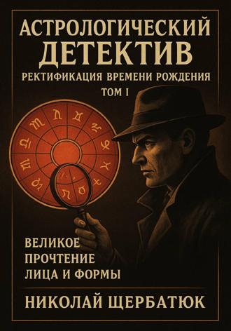 Обложка книги «Астрологический Детектив: Ректификация Времени Рождения Том I: Великое Прочтение Лица и Формы»