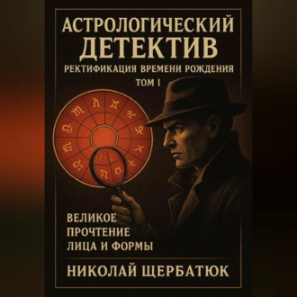 Обложка книги «Астрологический Детектив: Ректификация Времени Рождения Том I: Великое Прочтение Лица и Формы»