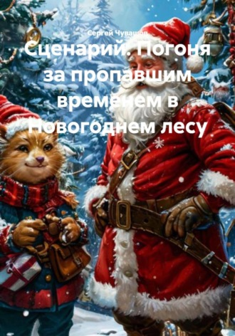 Обложка книги «Сценарий. Погоня за пропавшим временем в Новогоднем лесу»