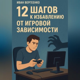 Обложка книги «12 шагов к избавлению от игровой зависимости»