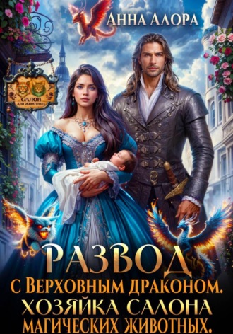 Обложка книги «Развод с Верховным драконом. Хозяйка салона магических животных»