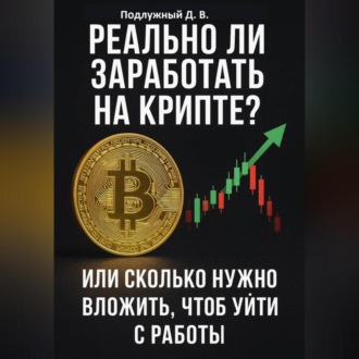 Обложка книги «Реально ли заработать на крипте? Или Cколько нужно вложить, чтоб уйти с работы»
