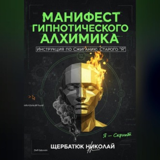 Обложка книги «Манифест Гипнотического Алхимика: Инструкция по Сжиганию Старого "Я"»