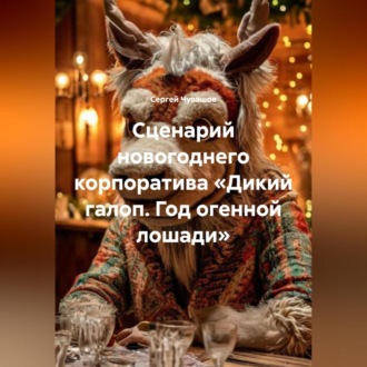 Обложка книги «Сценарий новогоднего корпоратива «Дикий галоп. Год огенной лошади»»