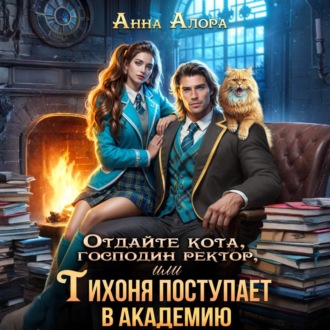 Обложка книги «Отдайте кота, господин ректор! Или Тихоня поступает в Академию»