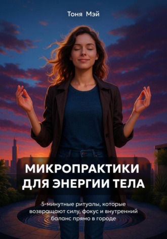 Обложка книги «Микропрактики для энергии тела: 5-минутные ритуалы в городе»