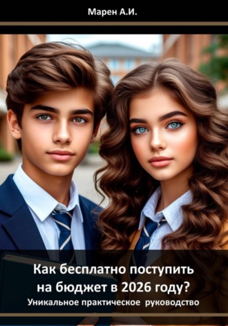 Обложка книги «Как бесплатно поступить на бюджет в 2026 году? Уникальное практическое пособие»