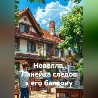 Обложка книги «Новелла. Линейка следов к его балкону»