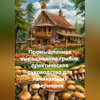 Обложка книги «Промышленное выращивание грибов: практическое руководство для начинающих фермеров»