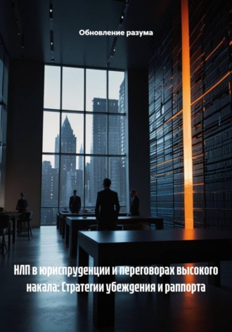 Обложка книги «НЛП в юриспруденции и переговорах высокого накала: Стратегии убеждения и раппорта»