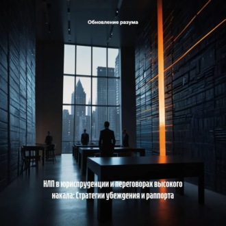 Обложка книги «НЛП в юриспруденции и переговорах высокого накала: Стратегии убеждения и раппорта»