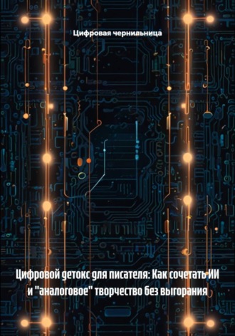 Обложка книги «Цифровой детокс для писателя: Как сочетать ИИ и «аналоговое» творчество без выгорания»
