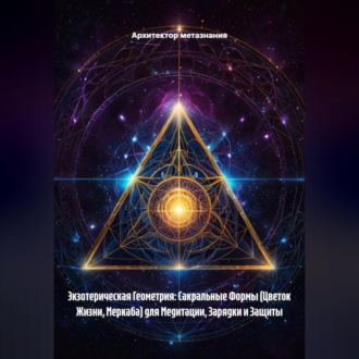 Обложка книги «Экзотерическая Геометрия: Сакральные Формы (Цветок Жизни, Меркаба) для Медитации, Зарядки и Защиты»
