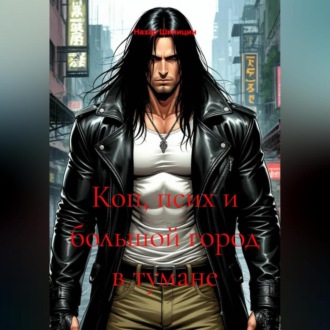 Обложка книги «Коп, псих и большой город в тумане»