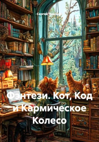 Обложка книги «Фэнтези. Кот, Код и Кармическое Колесо»