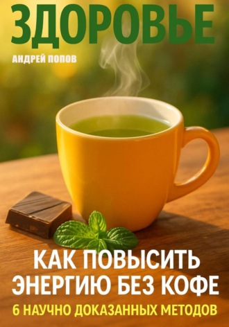 Обложка книги «Как повысить энергию без кофе: 6 научно доказанных методов»