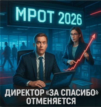 Обложка книги «Директор «за спасибо» отменяется: с 2026 года нулевые ООО превращаются в платных пассажиров МРОТ»