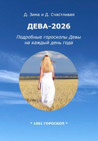 Обложка книги «Дева-2026: Подробные гороскопы Девы на каждый день года»