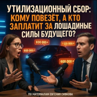 Обложка книги «Утилизационный сбор: кому повезёт, а кому придётся доплачивать за «лошадиные силы будущего»»
