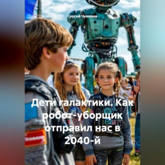 Обложка книги «Дети галактики. Как робот-уборщик отправил нас в 2040-й»