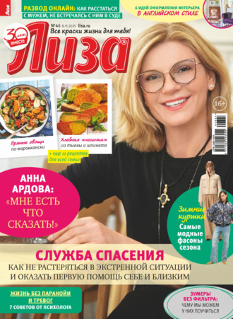 Обложка книги «Журнал «Лиза» №46/2025»