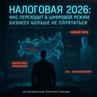 Обложка книги «Налоговая 2026: ФНС переходит в цифровой режим. Бизнесу больше не спрятаться»