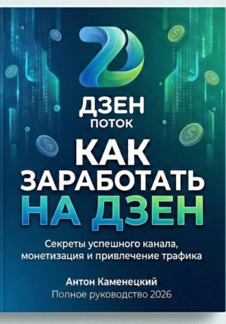 Обложка книги «Как зарабатывать на Дзен»