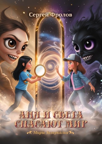 Обложка книги «Аня и Света спасают мир. Миры Зазеркалья»