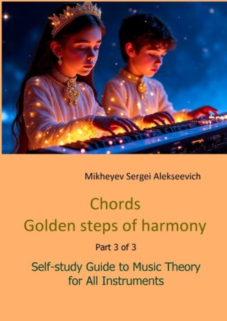 Обложка книги «Chords. Golden steps of harmony. Part 3 of 3. Self-study guide to music theory for all instruments»