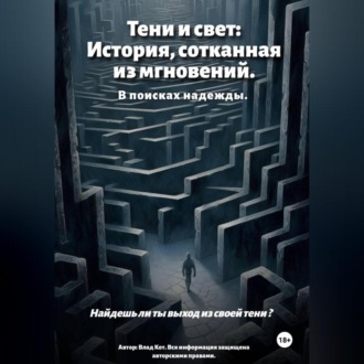 Обложка книги «Тени и свет: История, сотканная из мгновений»