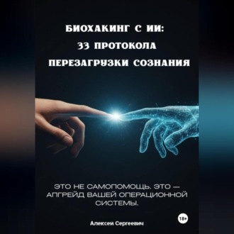 Обложка книги «БИОХАКИНГ С ИИ: 33 ПРОТОКОЛА ПЕРЕЗАГРУЗКИ СОЗНАНИЯ»