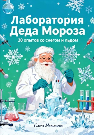 Обложка книги «Лаборатория Деда Мороза. 20 опытов со снегом и льдом»