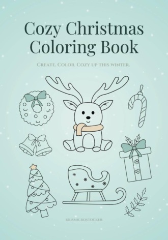 Обложка книги «Cozy Christmas Coloring Book»