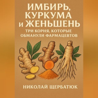 Обложка книги «Имбирь, Куркума и Женьшень: Три Корня, Которые Обманули Фармацевтов»