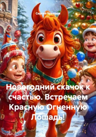 Обложка книги «Новогодний скачок к счастью. Встречаем Красную Огненную Лошадь!»