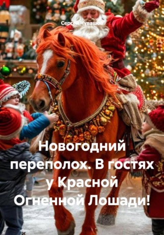 Обложка книги «Новогодний переполох. В гостях у Красной Огненной Лошади!»
