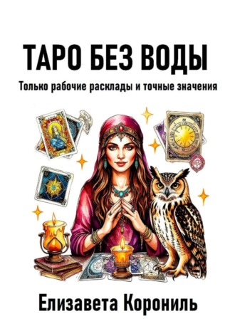 Обложка книги «Таро без воды. Только рабочие расклады и точные значения»
