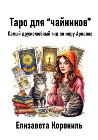 Обложка книги «Таро для “чайников”. Самый дружелюбный гид по миру Арканов»