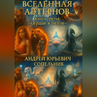 Обложка книги «ВСЕЛЕННАЯ АЭТЕРНОВ Книга третья: «Сердце в пепле».»