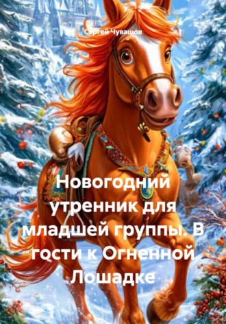 Обложка книги «Новогодний утренник для младшей группы. В гости к Огненной Лошадке»