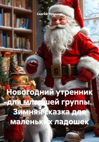 Обложка книги «Новогодний утренник для младшей группы. Зимняя сказка для маленьких ладошек»