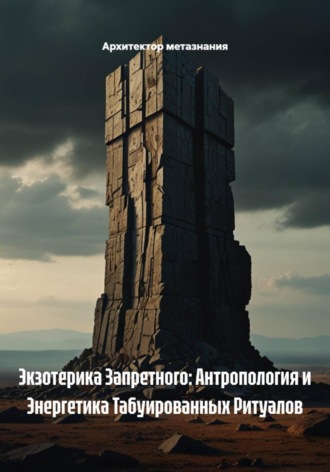 Обложка книги «Экзотерика Запретного: Антропология и Энергетика Табуированных Ритуалов»
