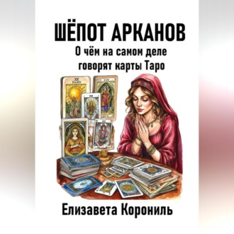 Обложка книги «Шёпот Арканов. О чём на самом деле говорят карты Таро»