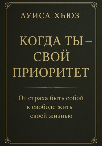 Обложка книги «Когда ты – свой приоритет. От страха быть собой к свободе жить своей жизнью»