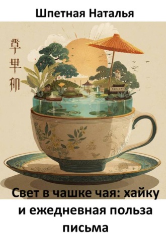 Обложка книги «Свет в чашке чая: хайку и ежедневная польза письма»