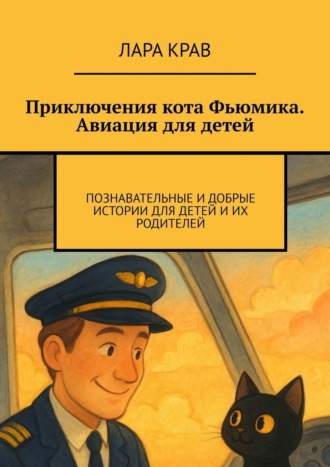 Обложка книги «Приключения кота Фьюмика. Авиация для детей. Познавательные и добрые истории для детей и их родителей»