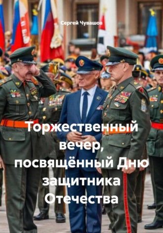 Обложка книги «Торжественный вечер, посвящённый Дню защитника Отечества»