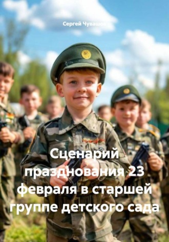 Обложка книги «Сценарий празднования 23 февраля в старшей группе детского сада»