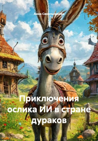Обложка книги «Приключения ослика ИИ в стране дураков»